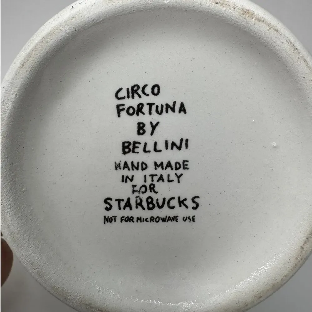 Starbucks Bellini Circo Fortuna Italy Christmas Tree Mug White Christmas Cup